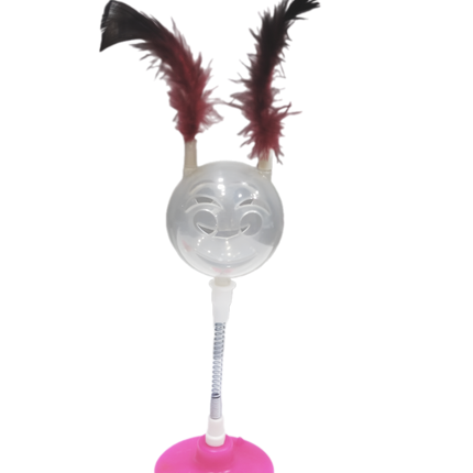 Markapet Gülenyüz Hacı Yatmaz Ödül Hazneli Kedi Oyuncağı Vantuzlu 6 X 30 cm Pembe