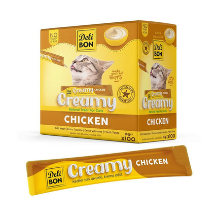 Delibon Krema Kedi Ödül Maması 15g 1 Adet Tavuklu