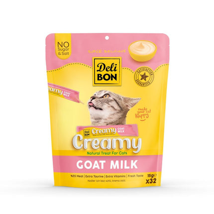Delibon Krema Kedi Ödül Maması 15g 32 Adet Keçi Sütlü