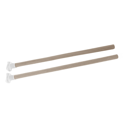 Markapet Doğal Ahşap Kuş Tüneği 1.2 cm-25 cm Standart  Beyaz (2 Adet)