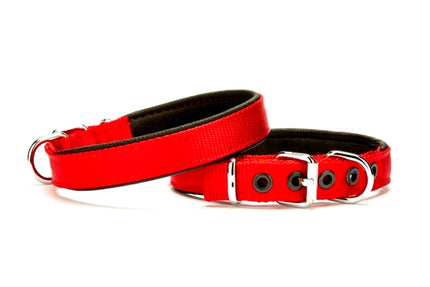 Yumuşak Doku Köpek Boyun Tasması 2/45 cm Kırmızı