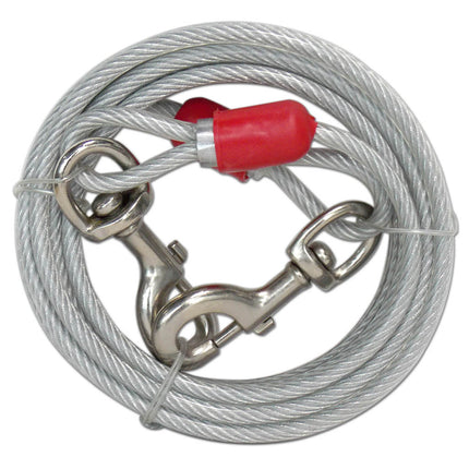 Eastland Köpek Bahçe Bağlama Çelik Halat 5 mm / 6 metre 80 kg