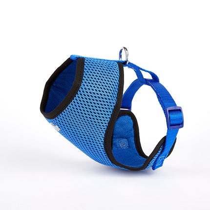 Doggie Havalı Dokumadan Küçük Irk Köpek Göğüs Tasması 2 x 50-60 cm Mavi