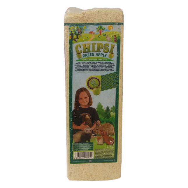 Chipsi Elma Aromalı Kemirgen Talaşı 1000 Gr (15 Lt)