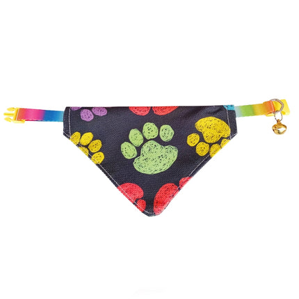 Markapet Pati Desenli Fular Kedi Ve Köpek Tasması 25-30 cm