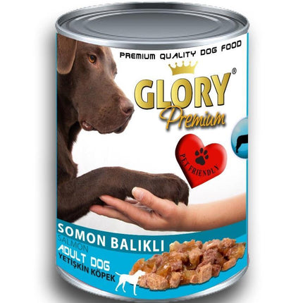 Glory Somon Etli Yetişkin Köpek Konserve Yaş Mama 400 gr