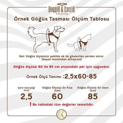 Doggie Comfort Ronin Köpek Bel Tasması 85 cm Haki