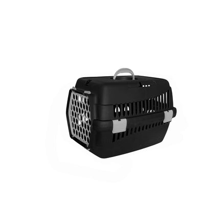 Markapet Lüx Kedi Köpek Taşıma Çantası 32 X 48 X 32 cm Siyah-Gri