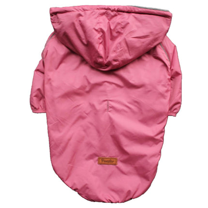 Gül Kurusu Rose Raincoat Mont Büyük Irk Yağmurluk Köpek Kıyafeti 6XL