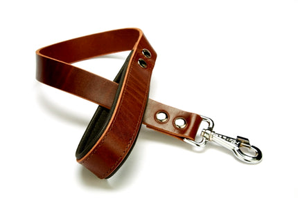 Doggie Softlu Deri Köpek Gezdirme Kayışı 3 cm*60 cm Kahverengi
