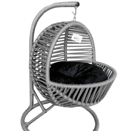 Markapet Kedi Salıncağı Hamak Yatak 43-45-69 cm Gri