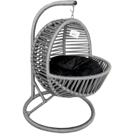 Markapet Kedi Salıncağı Hamak Yatak 43-45-69 cm Gri