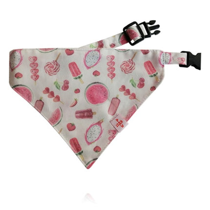 Pawstar Karpuzlu Fularlı Köpek Tasması 26-56 cm