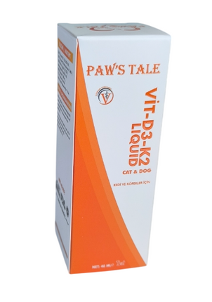Paws Tale Vitamin D3 - K2 Vitamini Liquid 40 ML