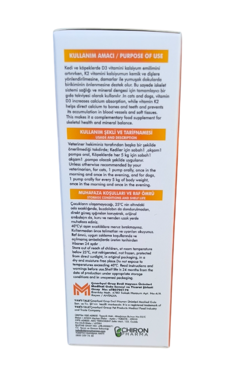 Paws Tale Vitamin D3 - K2 Vitamini Liquid 40 ML