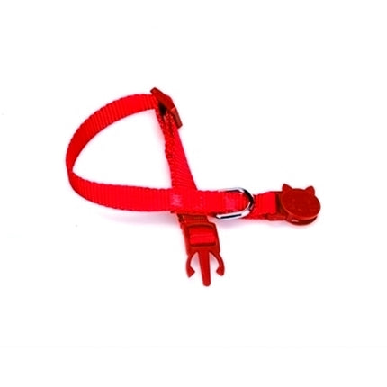 Doggie Kedi Boyun Tasması 1 cm x 30 cm Kırmızı