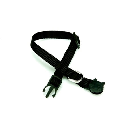 Doggie Kedi Boyun Tasması 1 cm x 30 cm Siyah