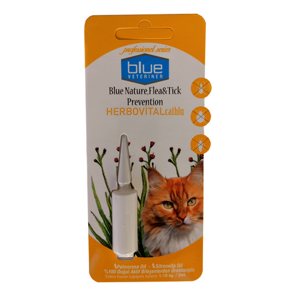 Herbiovital Bitkisel Kedi Dış Parazit Damlası 2 ml ( 3 Adet )