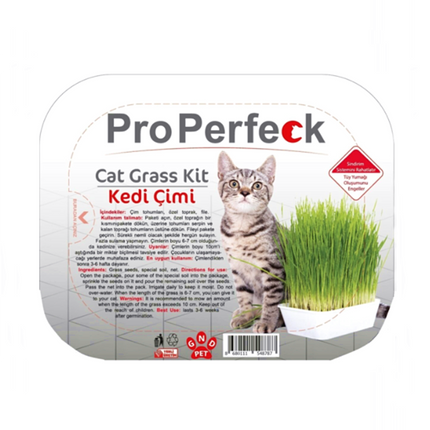Pro Perfeck Doğal Fileli Kedi Çimi (Tüy Yumağı Önleyici) 150 gr