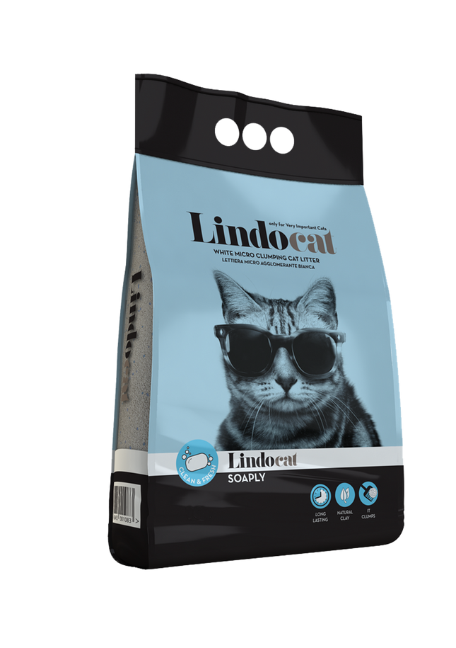 Lindocat Sabun Kokulu İnce Taneli Kedi Kumu 5 Lt