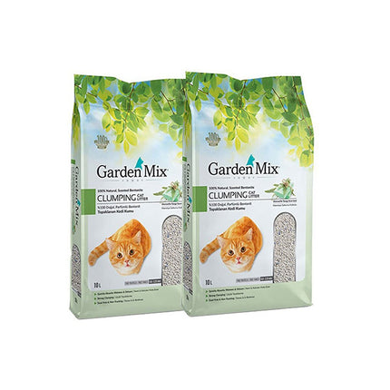 Gardenmix Bentonit Marsilya Sabunlu Kedi Kumu 10 Lt 2 Adet