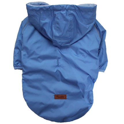 Mavi Blue Raincoat Mont Büyük Irk Yağmurluk Köpek Kıyafeti 6XL