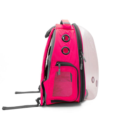 Cattie Astronot Kedi Taşıma Çantası 25x30x40cm Pembe
