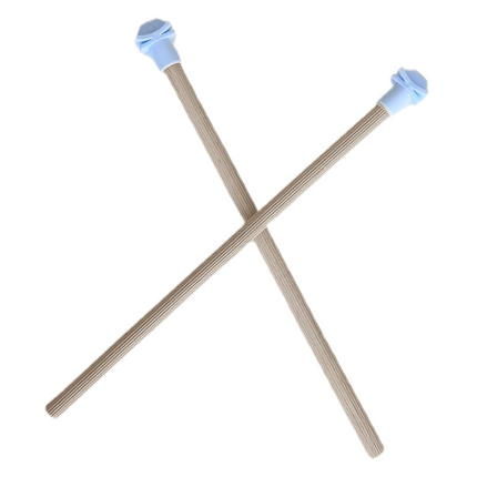 Markapet Doğal Ahşap Kuş Tüneği 1.2 cm-25 cm Standart  Mavi (2 Adet)