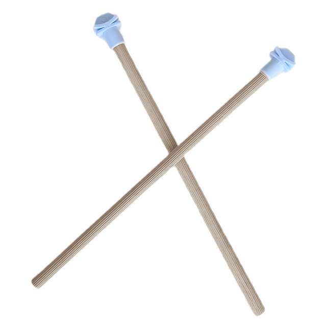 Markapet Doğal Ahşap Kuş Tüneği 1.2 cm-25 cm Standart  Mavi (2 Adet)