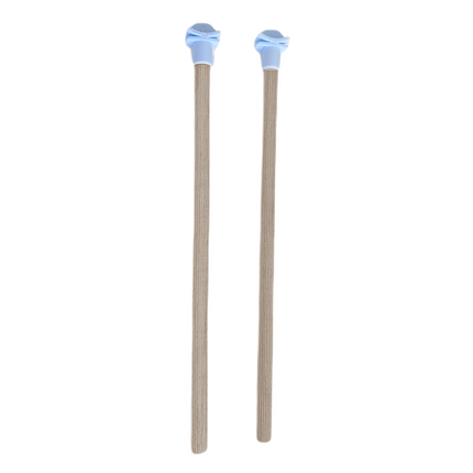 Markapet Doğal Ahşap Kuş Tüneği 1.2 cm-25 cm Standart  Mavi (2 Adet)