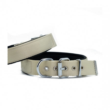 Doggie Softlu Köpek Boyun Tasması 3 cm 42 cm-50 cm Haki