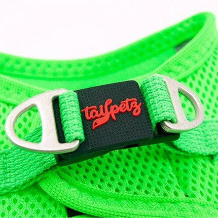 Tailpetz Air Mesh Köpek Göğüs Tasması Small 36x44 cm Neon Yeşil