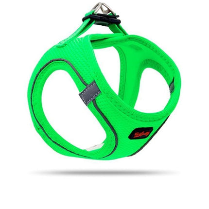 Tailpetz Air Mesh Köpek Göğüs Tasması XSmall 32x36 cm Neon Yeşil