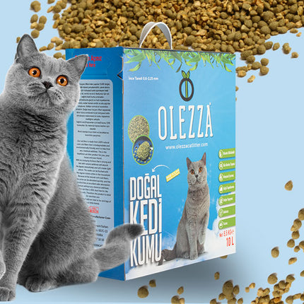 Olezza 10Lt Mısır Koçanı Kedi Kumu (5,5kg)