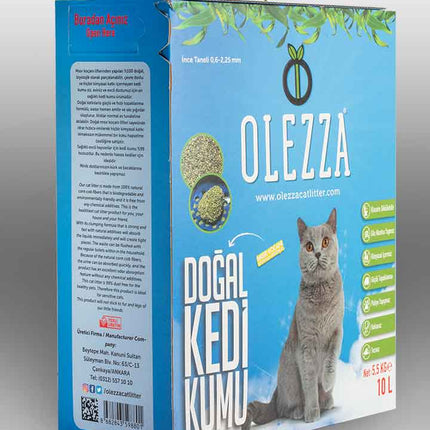 Olezza 10Lt Mısır Koçanı Kedi Kumu (5,5kg)