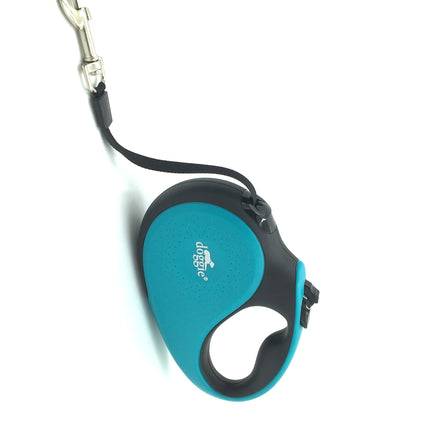 Doggie Soft Seri Otomatik Makaralı Gezdirme Tasması 15 kg / 5 M Mavi