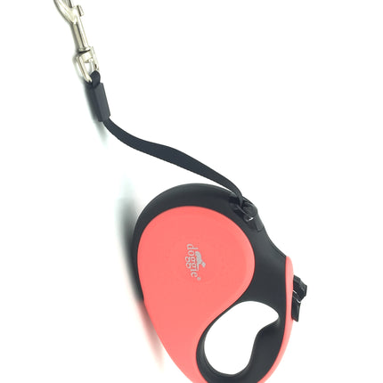 Doggie Soft Seri Otomatik Makaralı Gezdirme Tasması 25 kg / 5 M Pembe