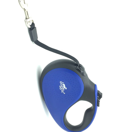 Doggie Soft Seri Otomatik Makaralı Gezdirme Tasması 50 kg / 5 M Mavi
