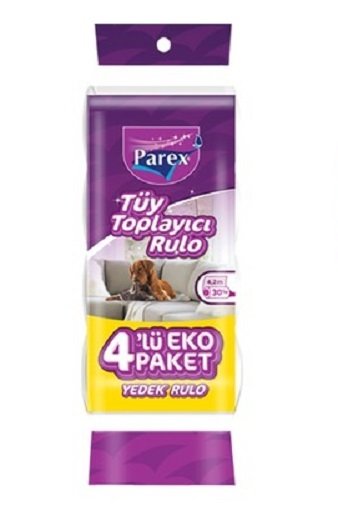 Parex Premium Tüy Toplayıcı Yedek Rulo 30 lu 4 Adet