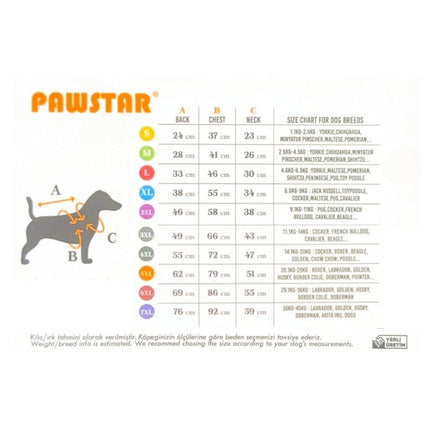 PawStar Yellow Polka-Dot XL 34 x 38 x 55 cm