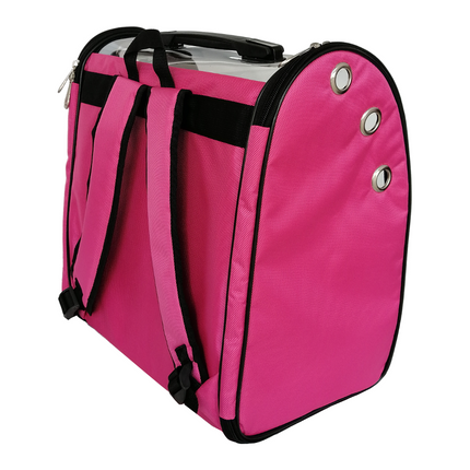 Flipper Kedi Köpek Taşıma Sırt Çantası 23*37*40 cm Pembe