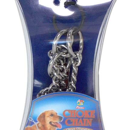 Percell Krom İki Sıra Köpek Eğitim Tasması 2,5 mm x 31 cm