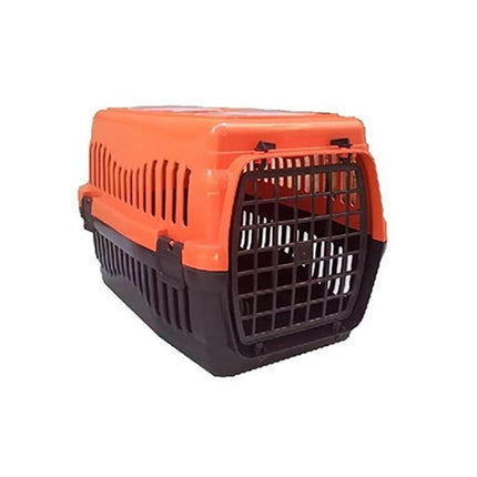 Plastik Kedi Köpek Taşıma Çantası 32,5 / 48 cm Turuncu