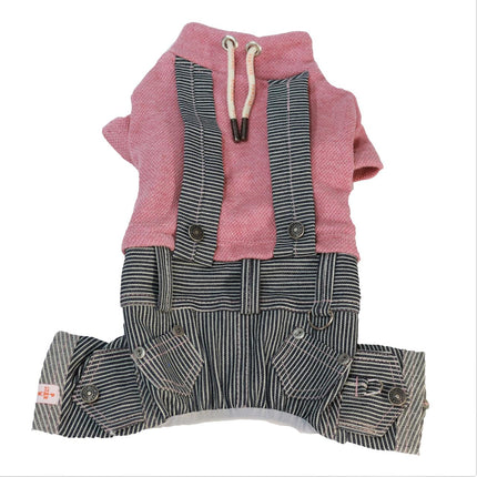 Pink Tricot Romper Köpek Tulumu Kıyafeti  XX Large