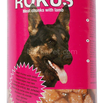 Rokus Kuzu Parça Etli Konserve Köpek Maması 410 Gr