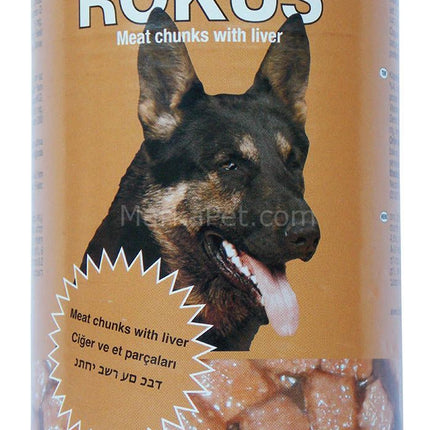 Rokus Karaciğer Parça Etli Konserve Köpek Maması 410 Gr