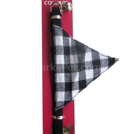 Eastland Fularlı Kedi Boyun Tasması 10mm*30 cm Siyah