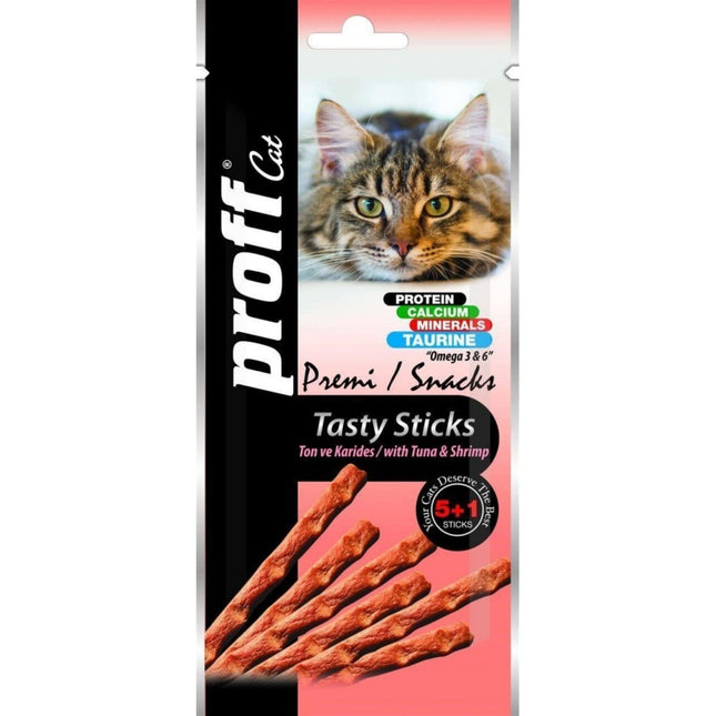 Proff Cat Ton Balıklı Ve Karidesli Kedi Ödül Çubukları 6'lı