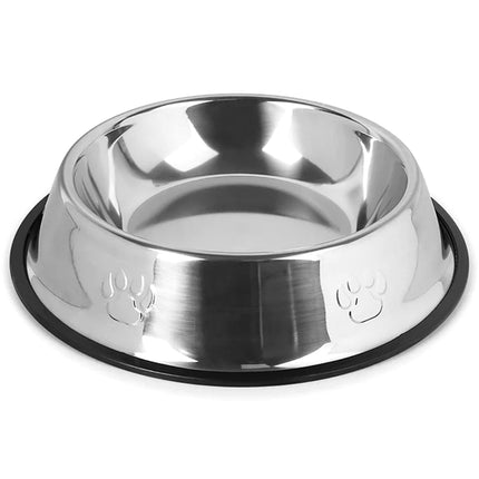 Playfull Pati Desenli Çelik Mama ve Su Kabı 8 Oz 250 ml