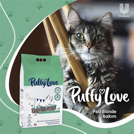 Puffy Love Doğal Kaynaklı Kedi Kumu 8 Lt